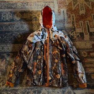 Women’s Men’s Unisex Hunting Camo Legendary Whitetails Insulated Coat Jacket SM